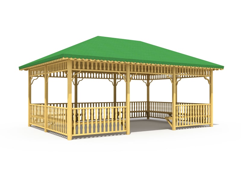 Pg 3002 Sari Cam Yesil Emprenye 300CM-X500CM-400CM-X600CM | Kent Mobilyaları | Erse Kent Mobilyaları